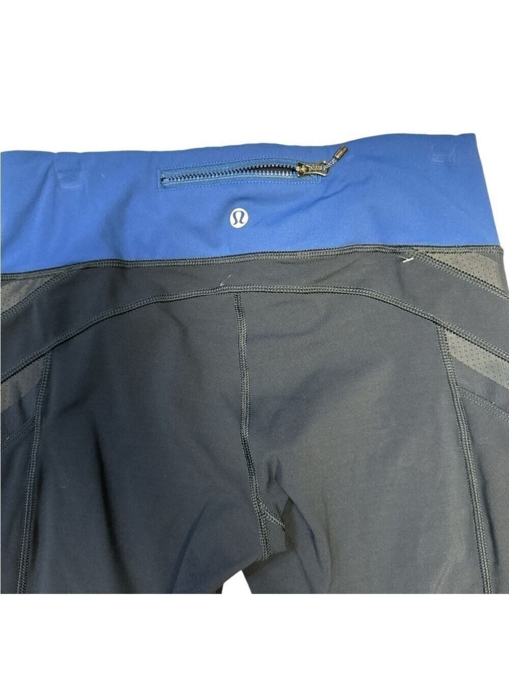 Lululemon ilumina Crop Luxtreme Women's Blue Cropped Leggings Yoga Gym Size 6 - Picture 6 of 9